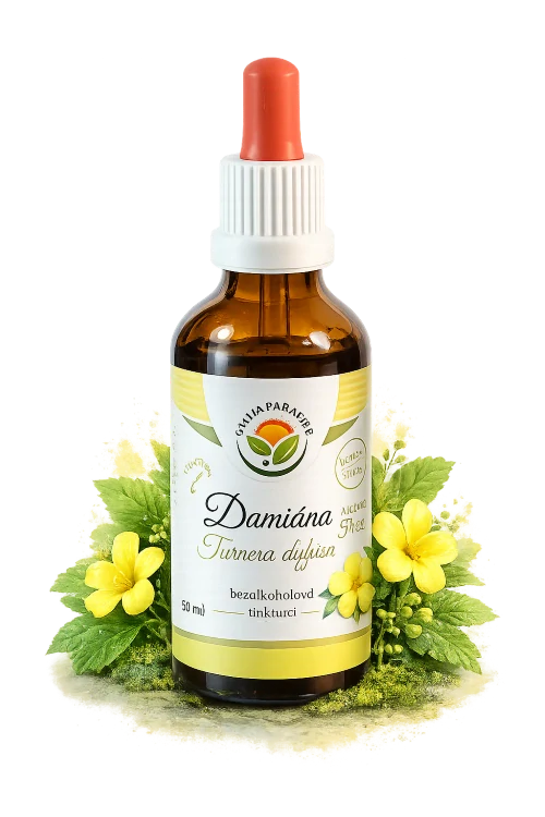 Tinktura - Damiána (nervový systém, libido, hubnutí) 50ml