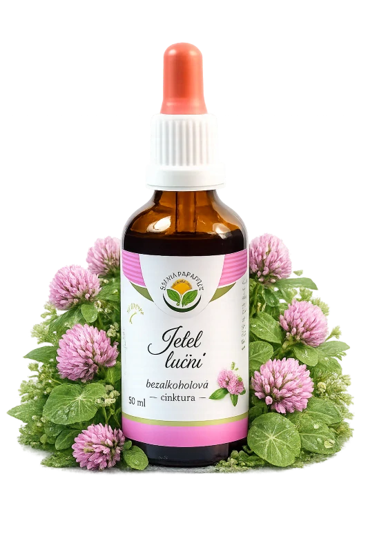 Tinktura - Jetel červený (menopauza, srdce) 50ml