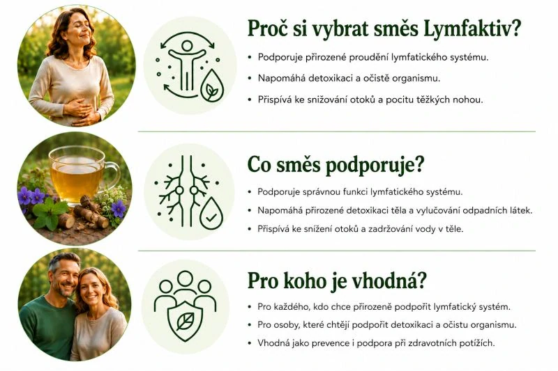 Bylinná směs z klášterní apatyky "Lymfaktiv" 