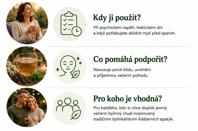 Bylinná směs z klášterní apatyky "Klidný spánek" 100g