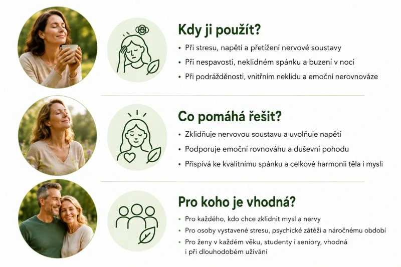 Bylinná směs z klášterní apatyky "Nervy v pohodě" 